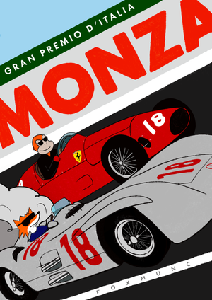 FoxMunc Monza Formula 1 poster